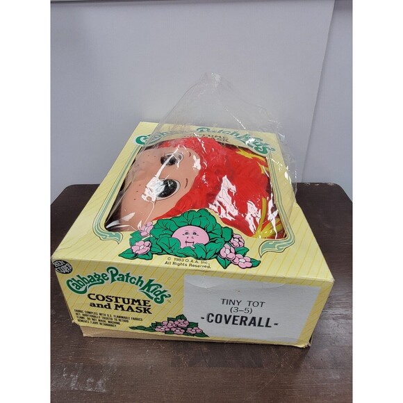 Cabbage Patch Kids Tiny Tot Coveralls (3-5) Costume and mask - Picture 11 of 14